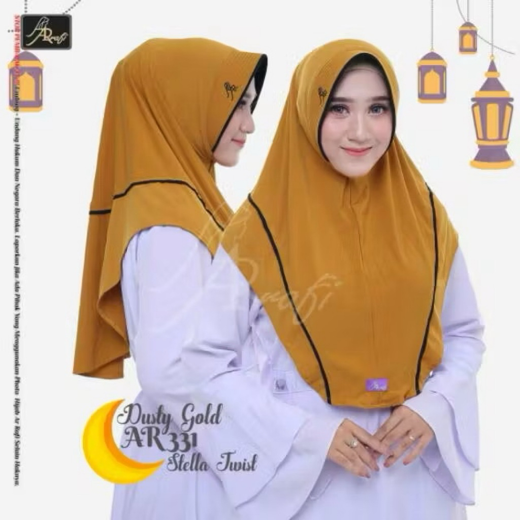 hijab arrafi 331 (new) tanpa tas kecil