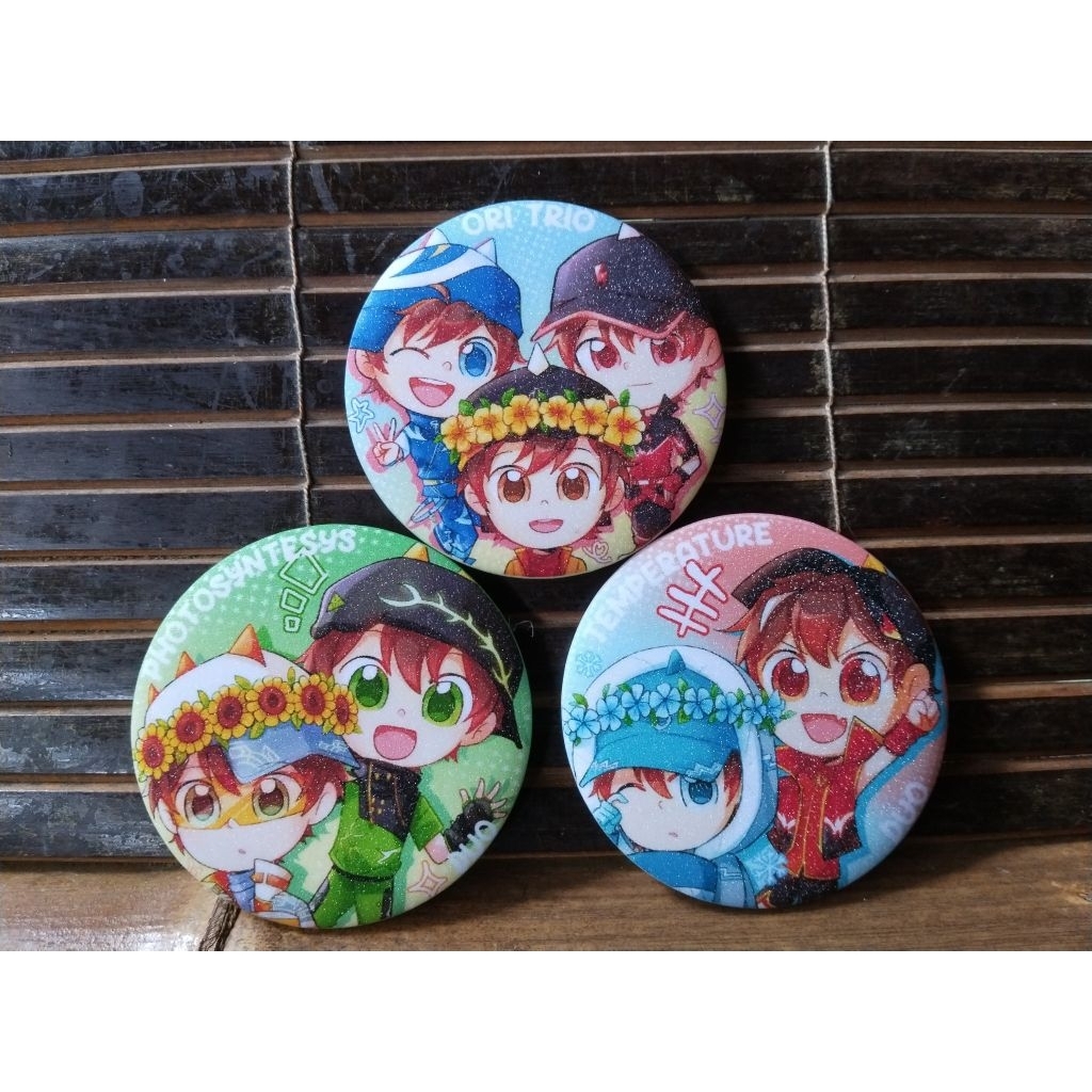 PIN Little Brother's Appreciation - Elementals Series [BoBoiBoy's Fanmerch by Nuuron]
