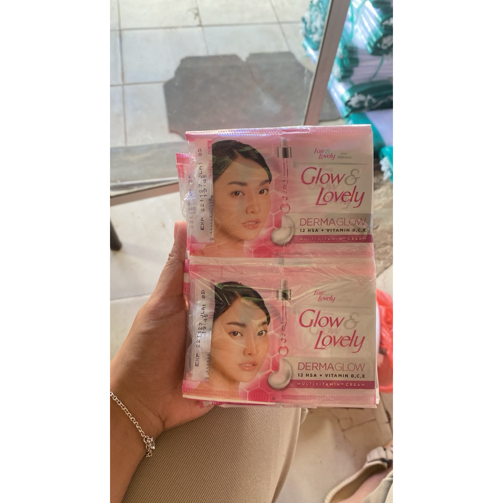 (Paket Usaha) Glow and Lovely Dermaglow Multivitamin Cream  1 lsn / Glow and Lovely Cream / Glow and