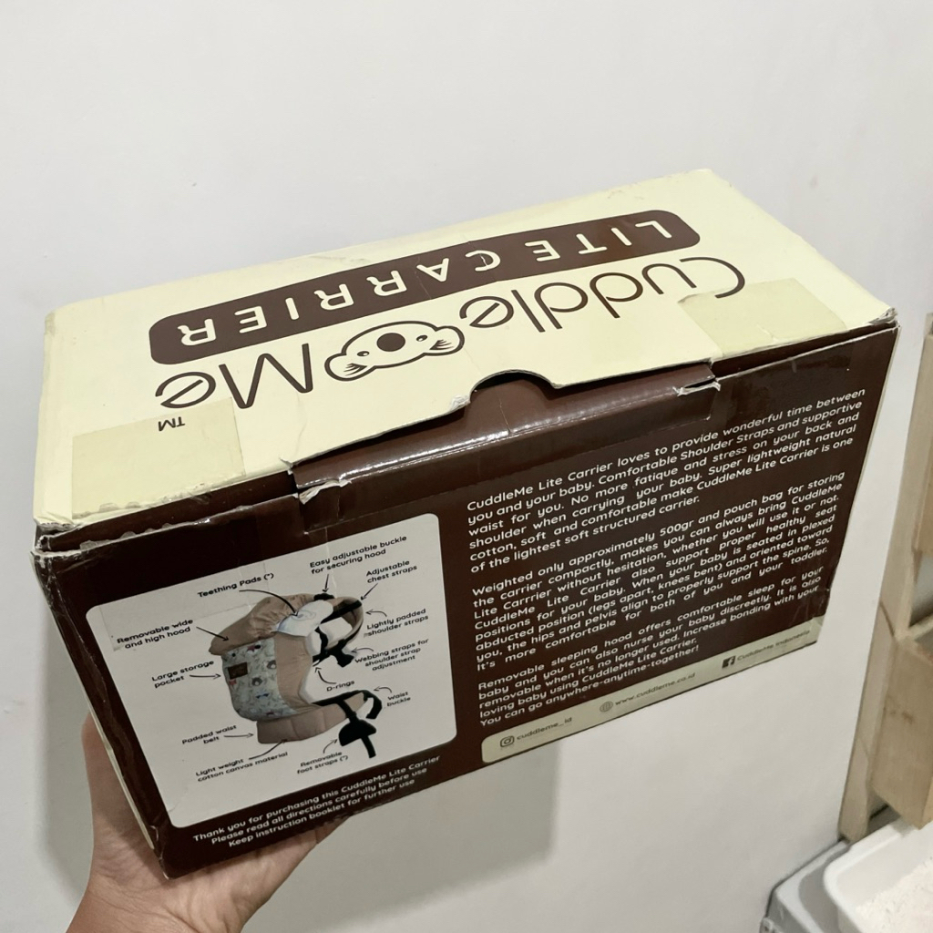 Preloved gendongan cuddle me