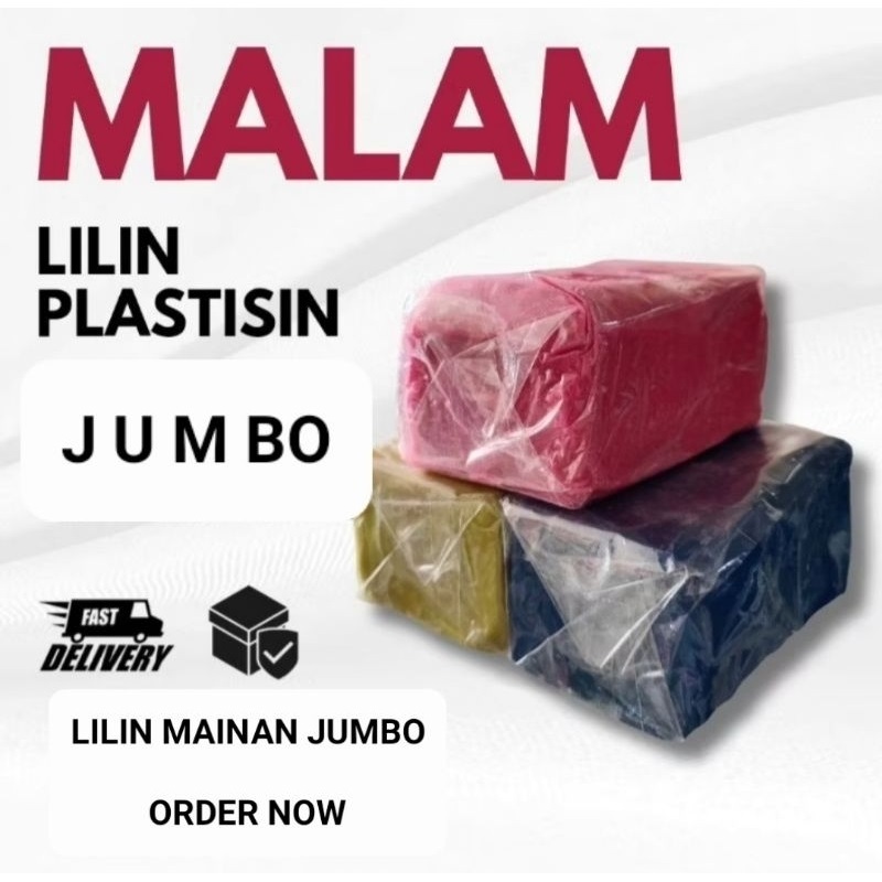 LILIN MAINAN JUMBO/LILIN PLASTISIN BESAR/MALAM JUMBO
