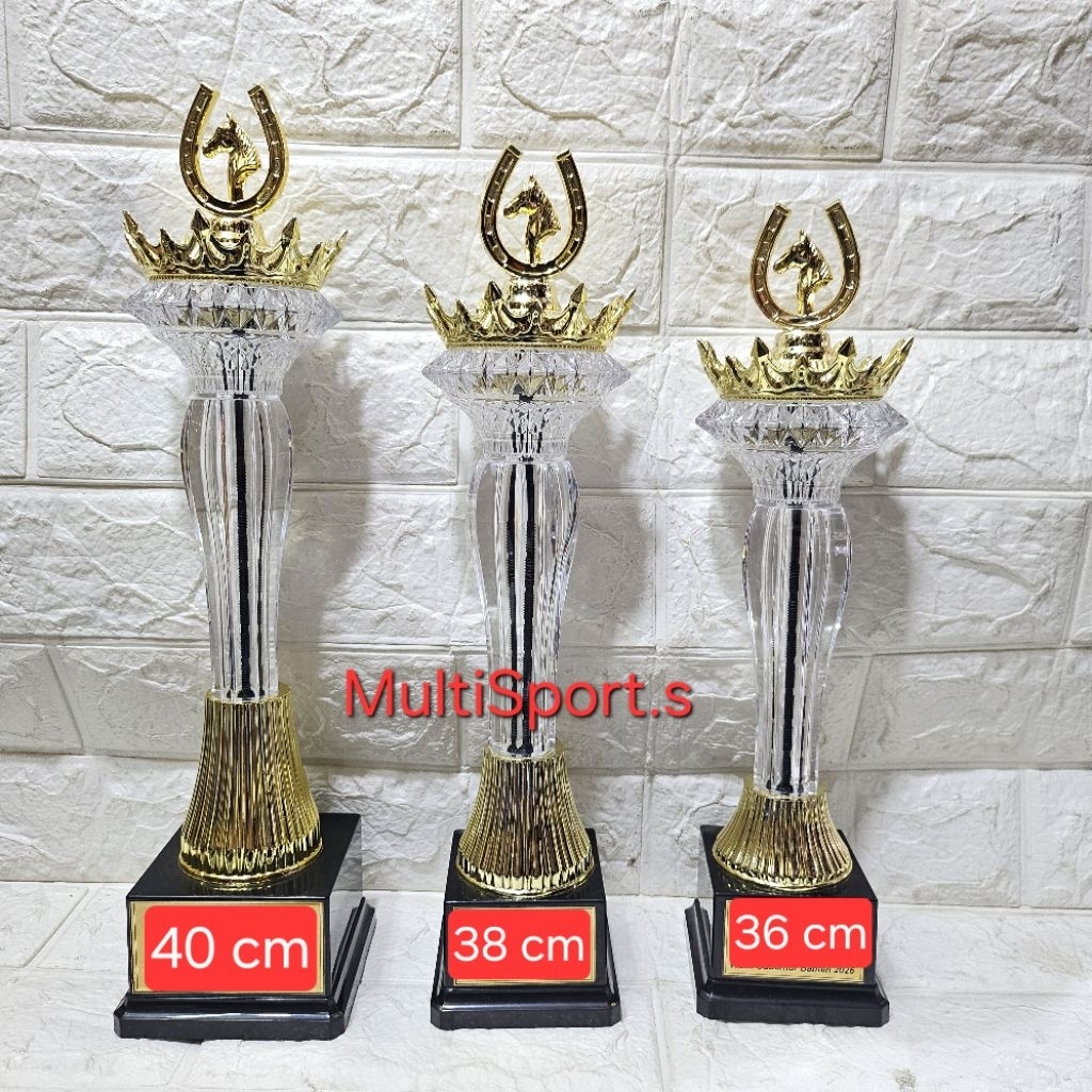 PIALA TROPHY CATUR KUDA MAHKOTA KACA