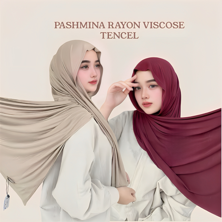 Pashmina Tencel Turkey Shawl Lembut Ringan & Elegan(Turkey Shawl)