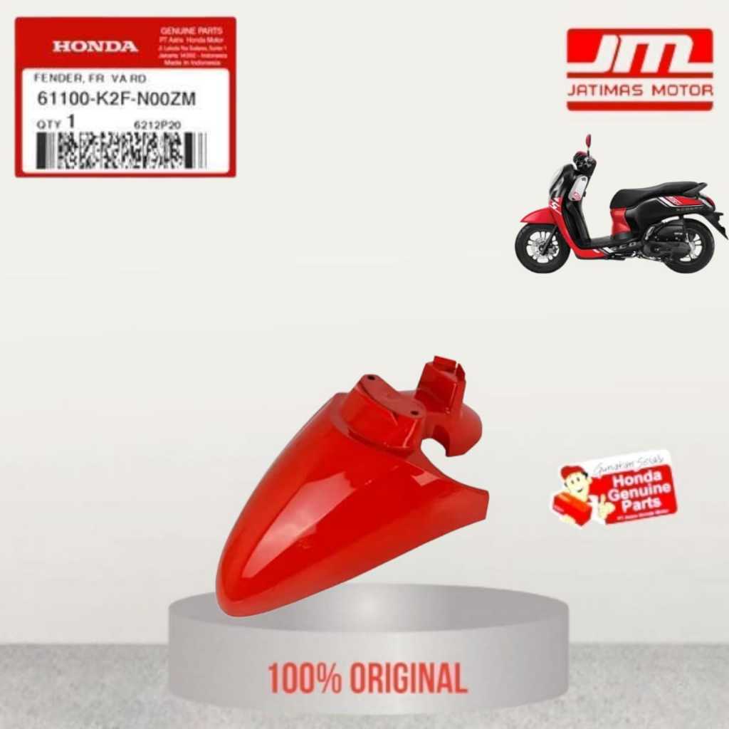 61100-K2F-N00ZM Slebor depan scoopy K2F merah glossy