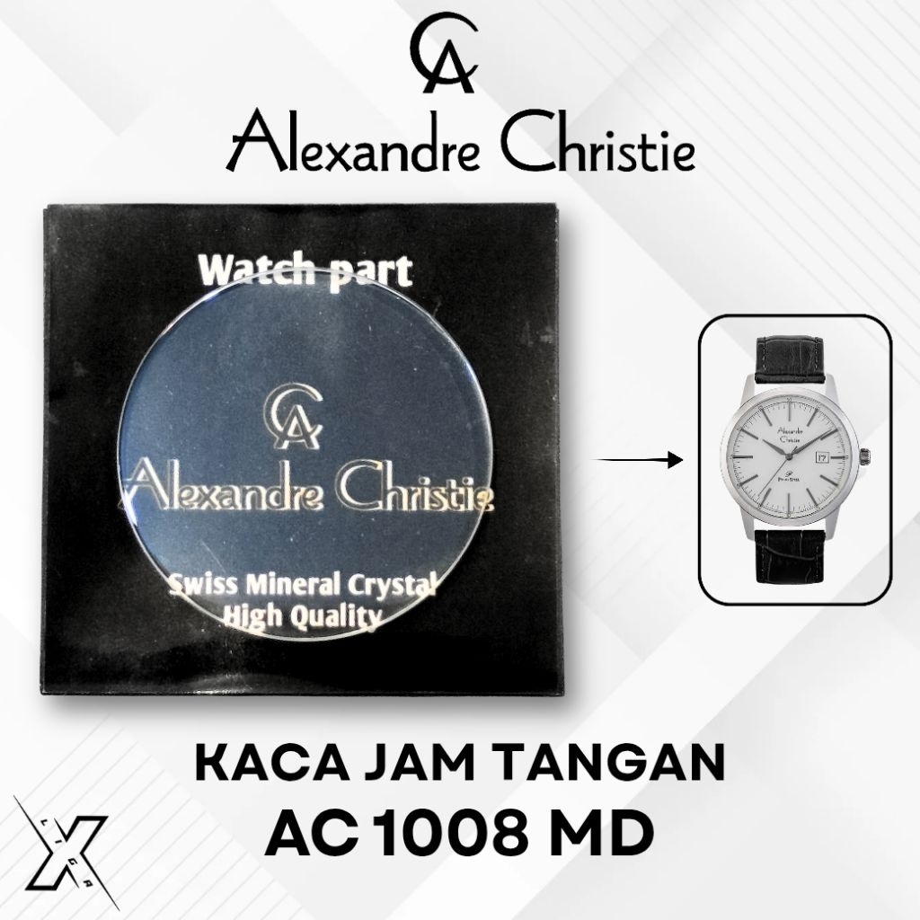 Kaca Jam Tangan Alexandre Christie AC 1008 MD