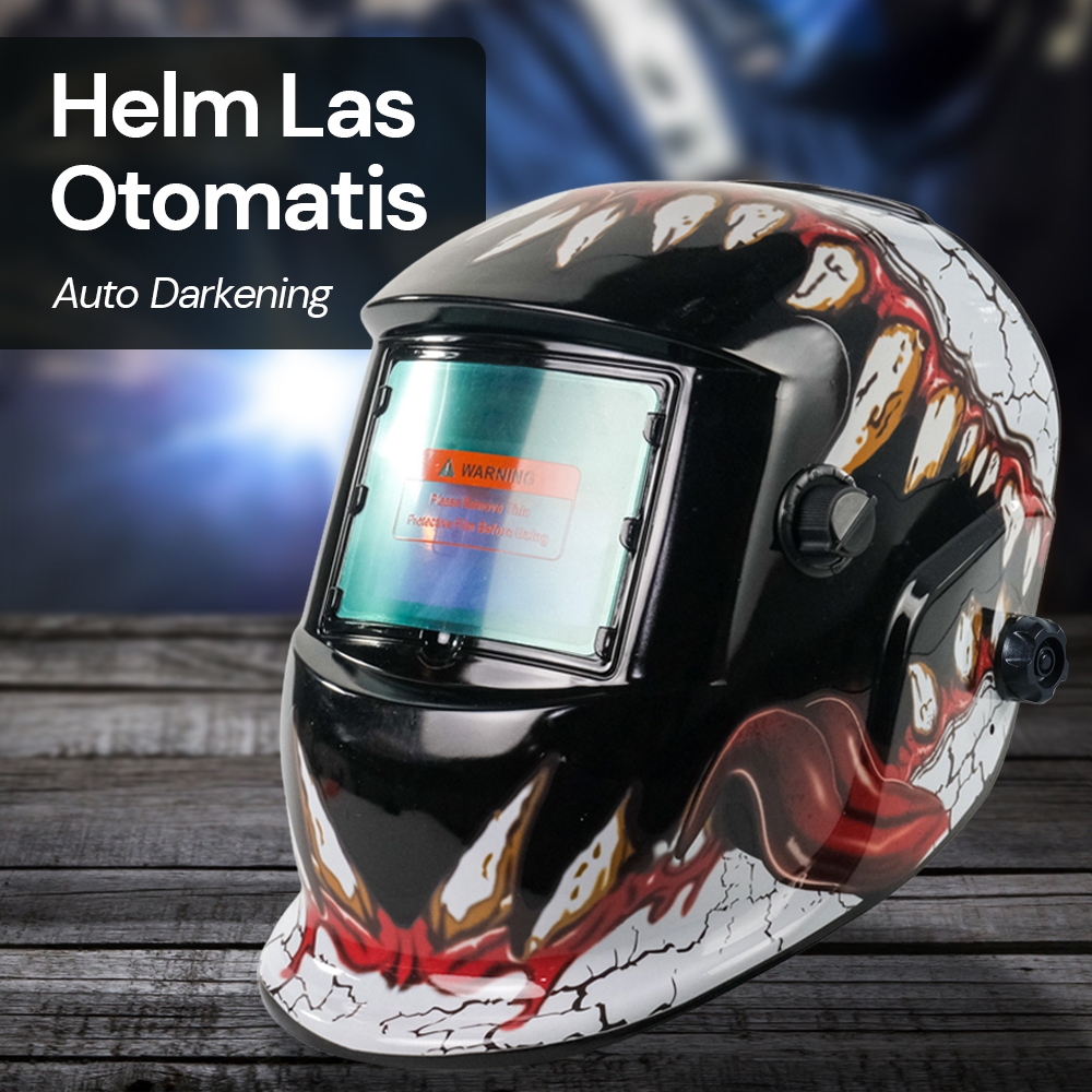 Helm Las Otomatis Auto Darkening Welding Helmet