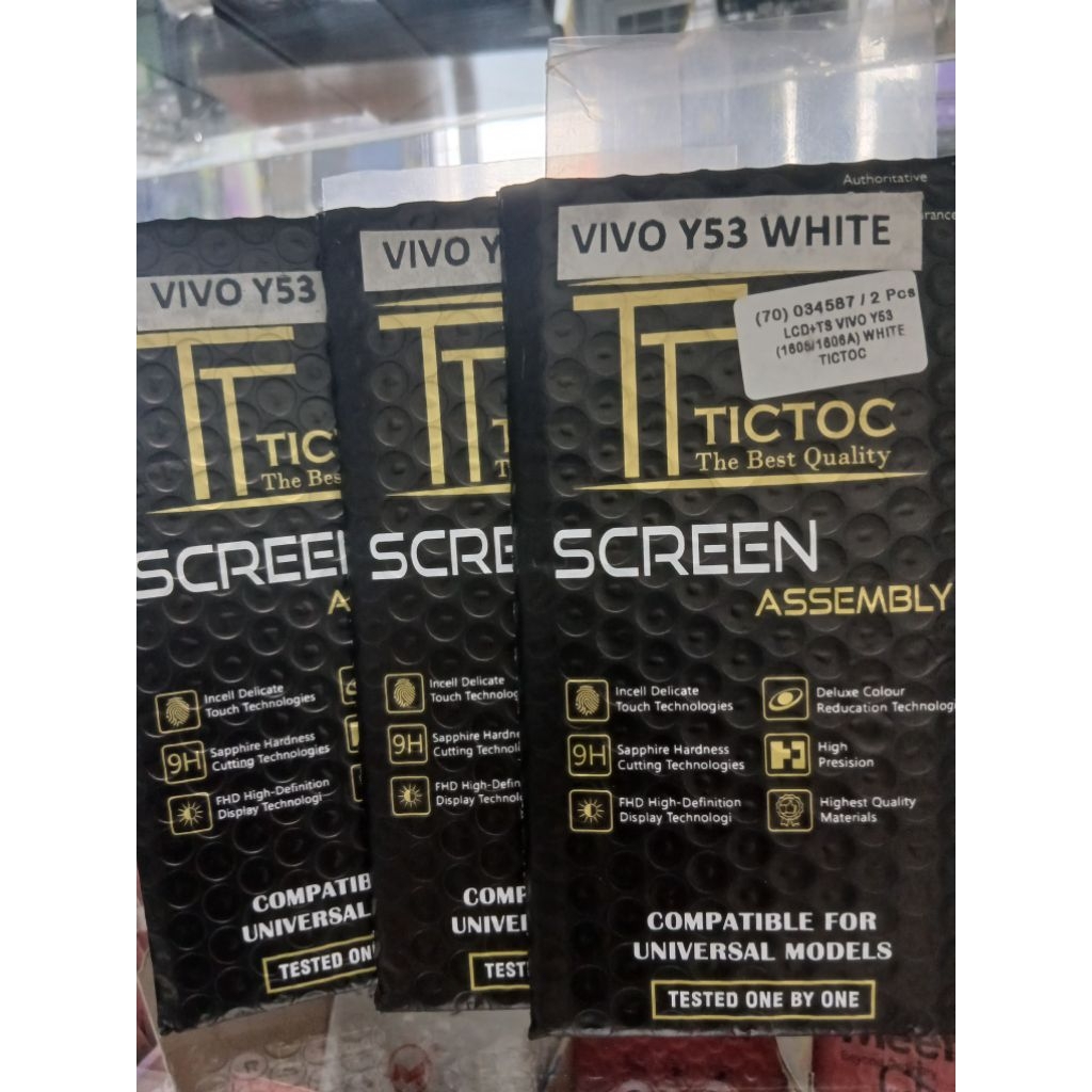 LCD FULLSET VIVO Y53 (1606/1606A) WHITE TICTOC