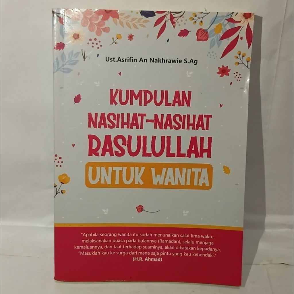 Buku Kumpulan Nasihat Nasihat Rasulullah Untuk Wanita