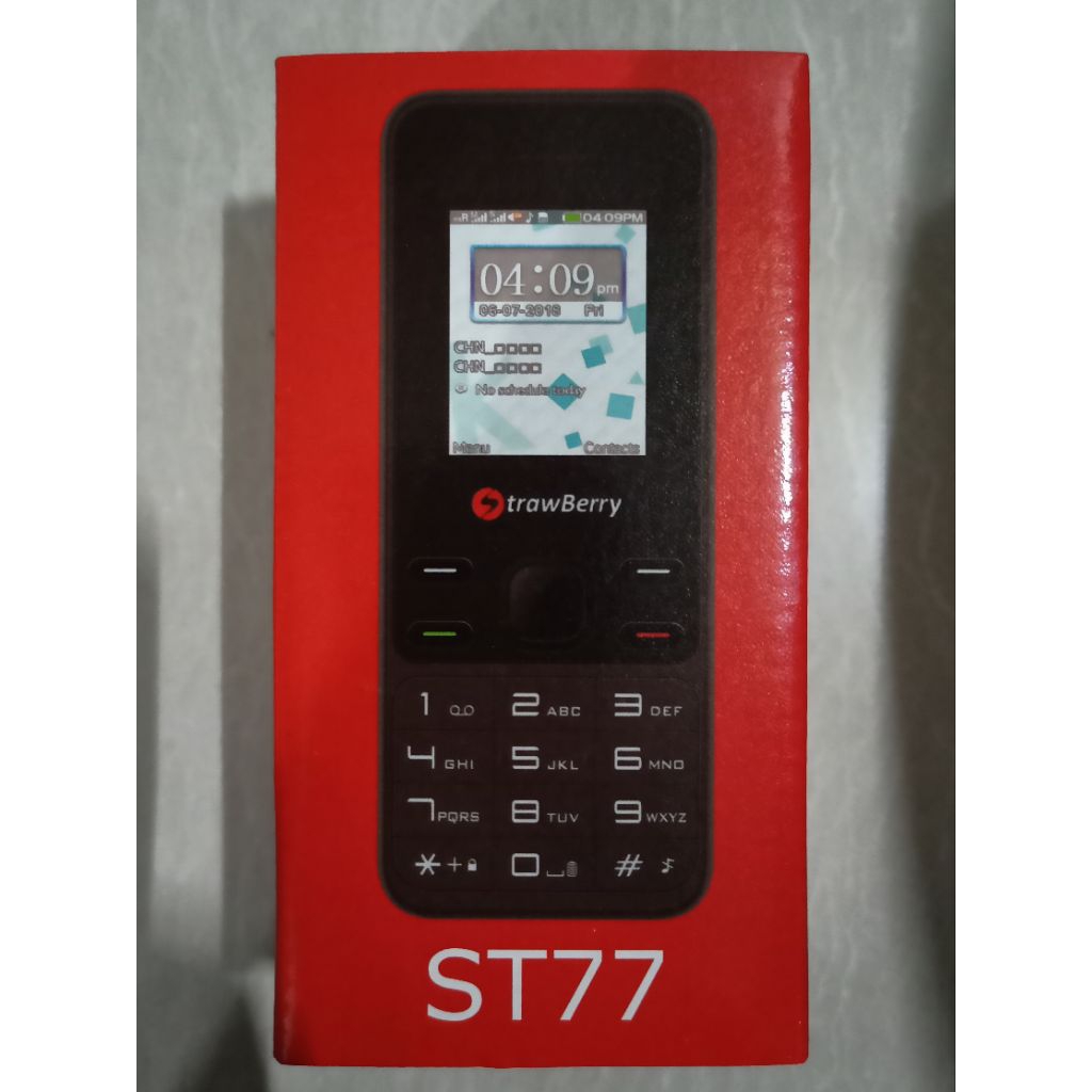 (BEKAS) Feature Phone Strawberry ST77 / HP Strawberry ST77 / Candybar Strawberry ST77