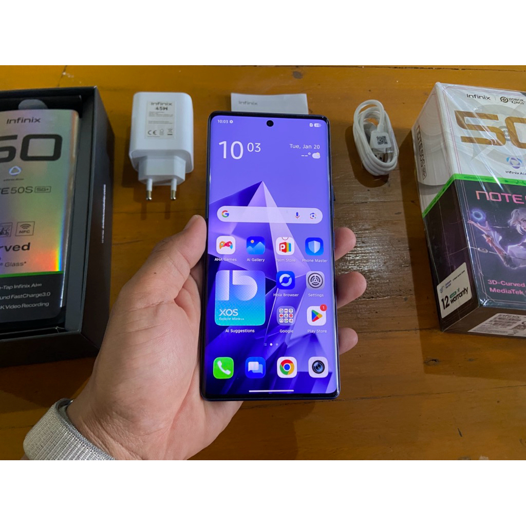 INFINIX NOTE 50S 5G+ 8/256 BEKAS ORIGINAL SECOND