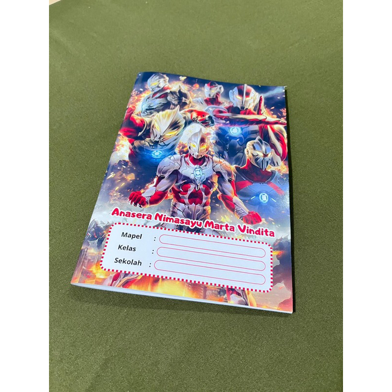 Buku Custom Anak Ukuran A5 / Buku Sekolah Karakter / Buku Custom Satuan / Buku Custom Ecer