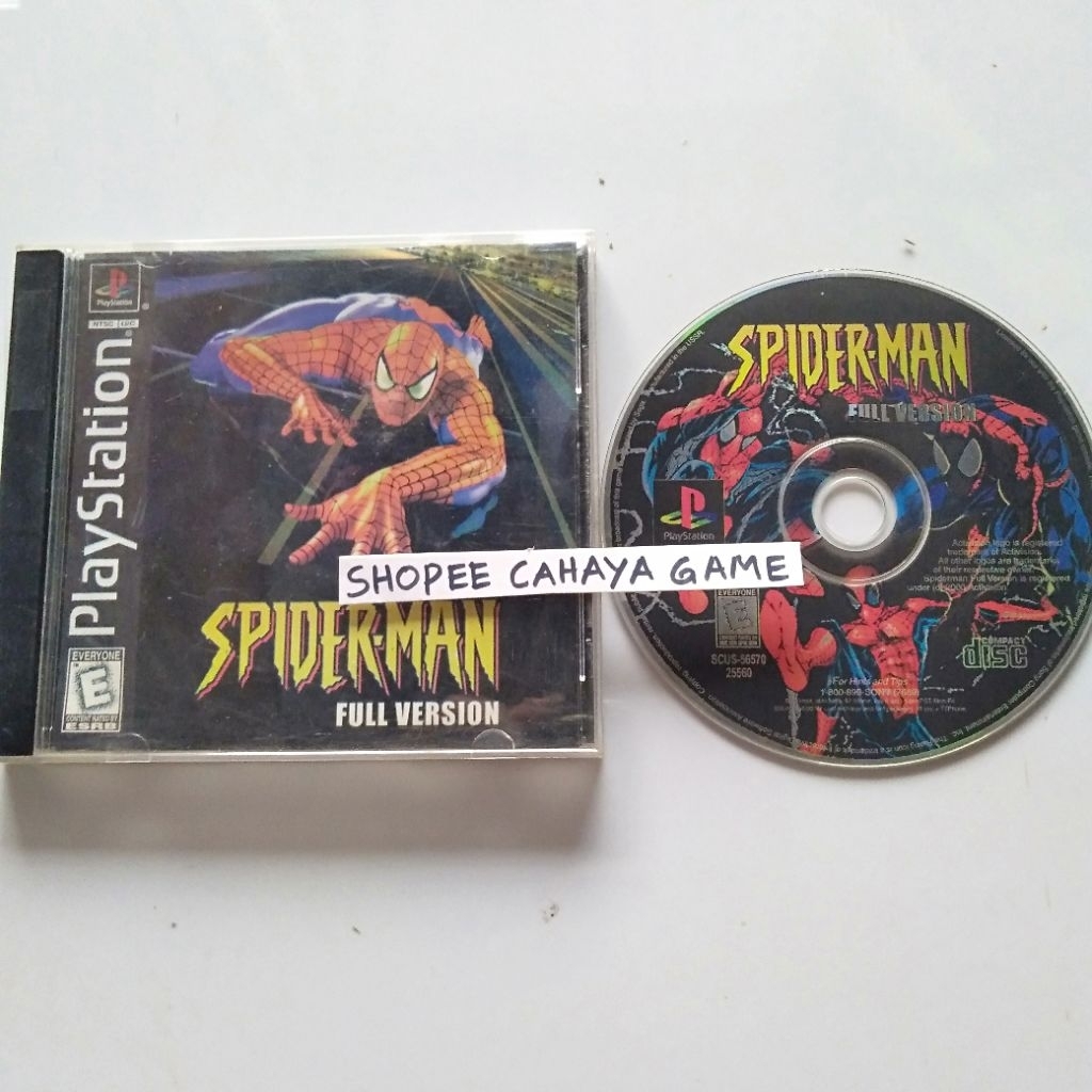 kaset ps1 kopab spiderman