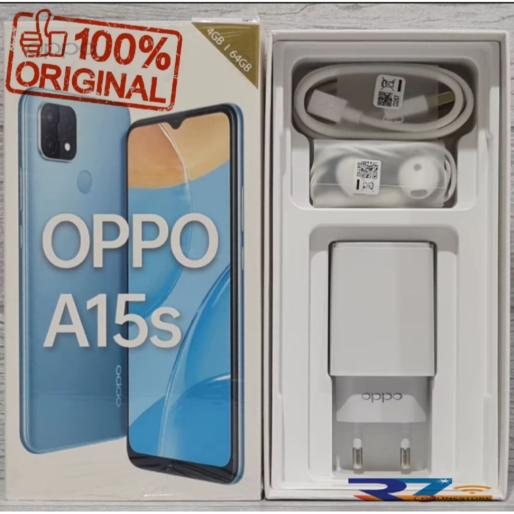 Box Kotak Hp Fullset Charger Hensfree Antigores Silicon Oppo A15s A37 A3s Orijinall