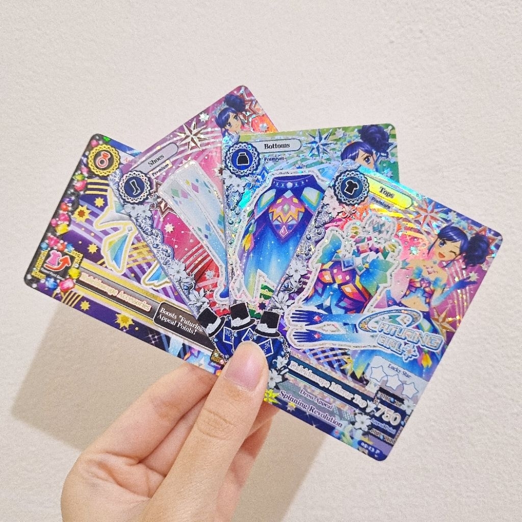 (BOOKED) Aikatsu Card Kartu Premium Kaleido Mirror Aoi Set Ori