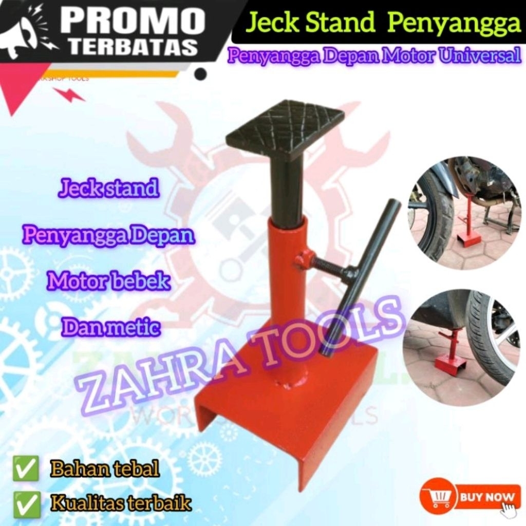 JACK STAND Motor penyangga Ganjal Mesin Motor Matic Bebek Sport Dongkrak Depan Motor