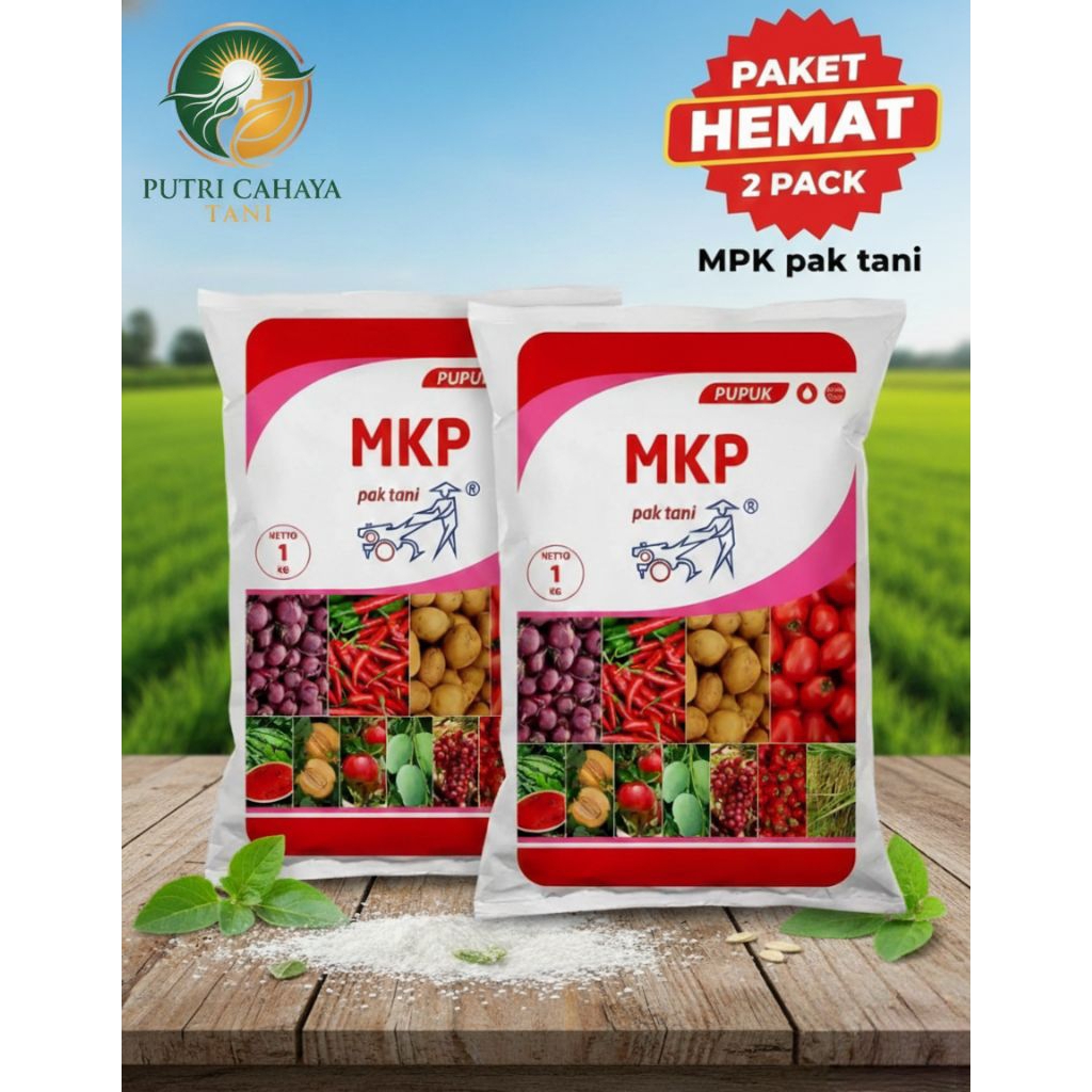 Paket Hemat pupuk MKP Pak Tani 2 Kg
