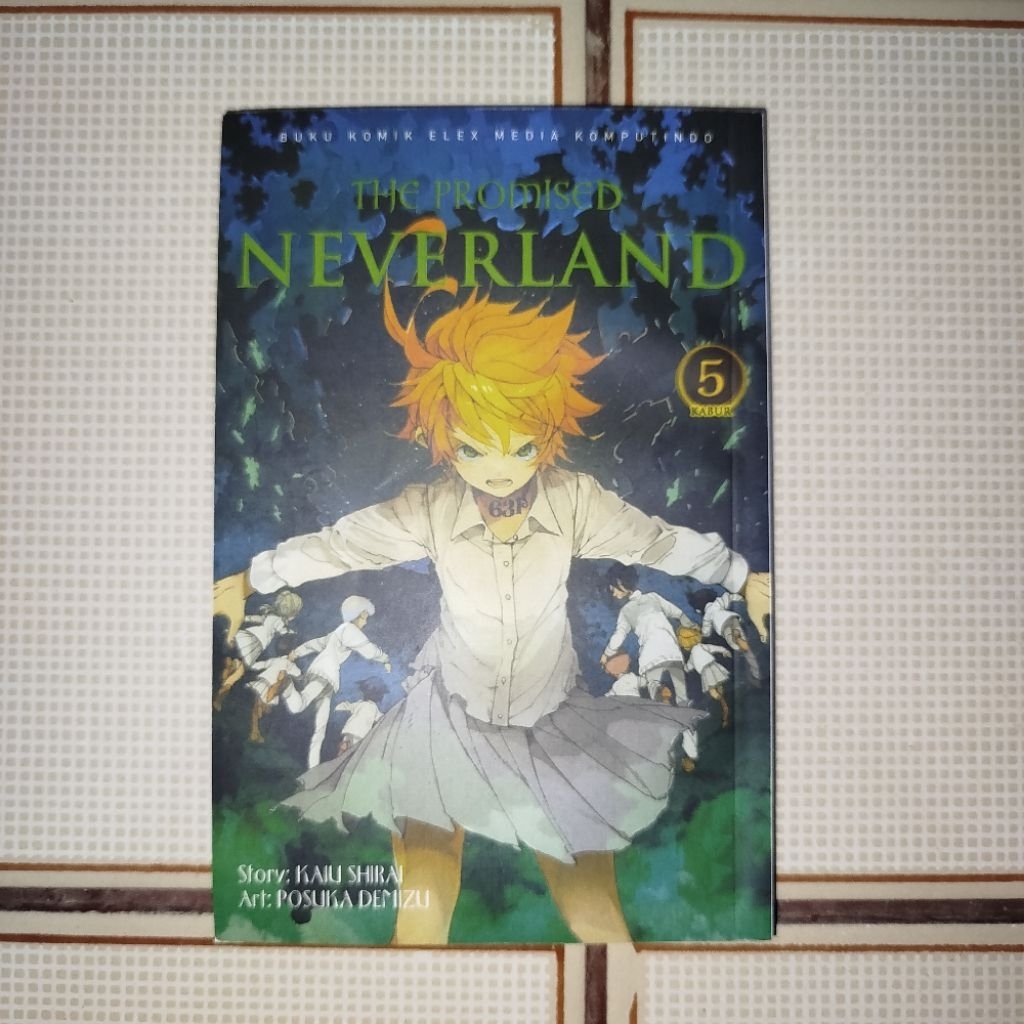 Komik The Promised Neverland vol 5 kolpri