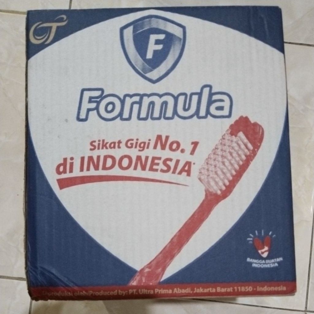 1 dus sikat gigi formula isi 6 lusin