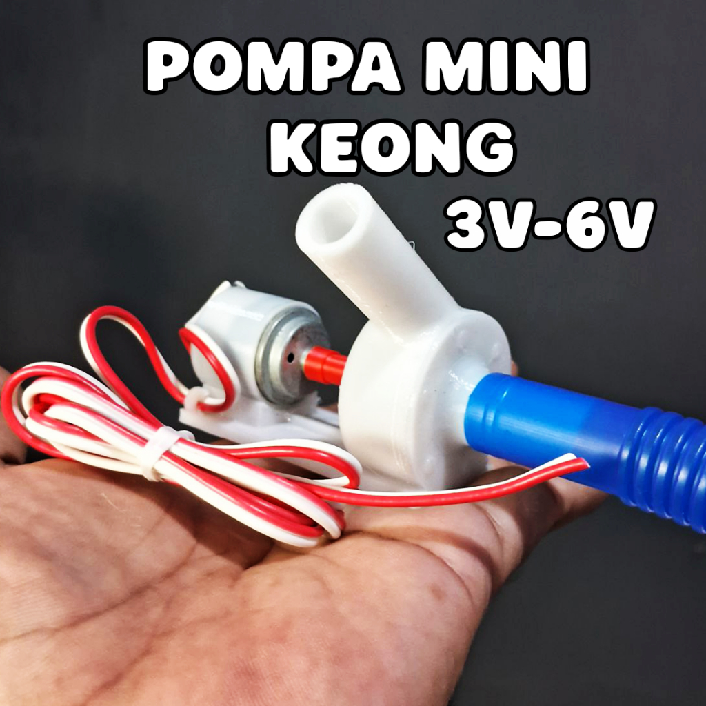 Mainan miniatur pompa air keong mini dinamo 3v - 6v mini pump