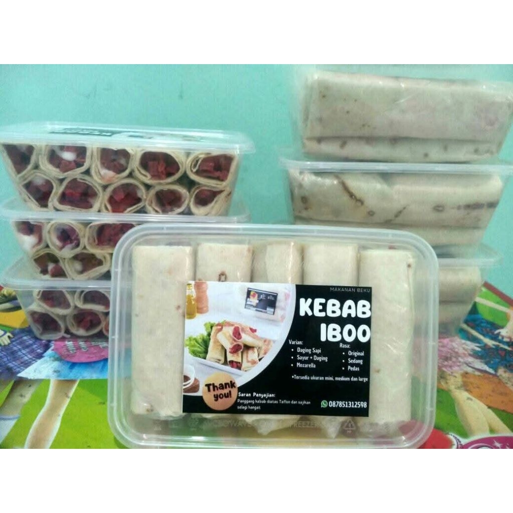 KEBAB FROZEN- Kebab mini Kemasan Reguler isi 10
