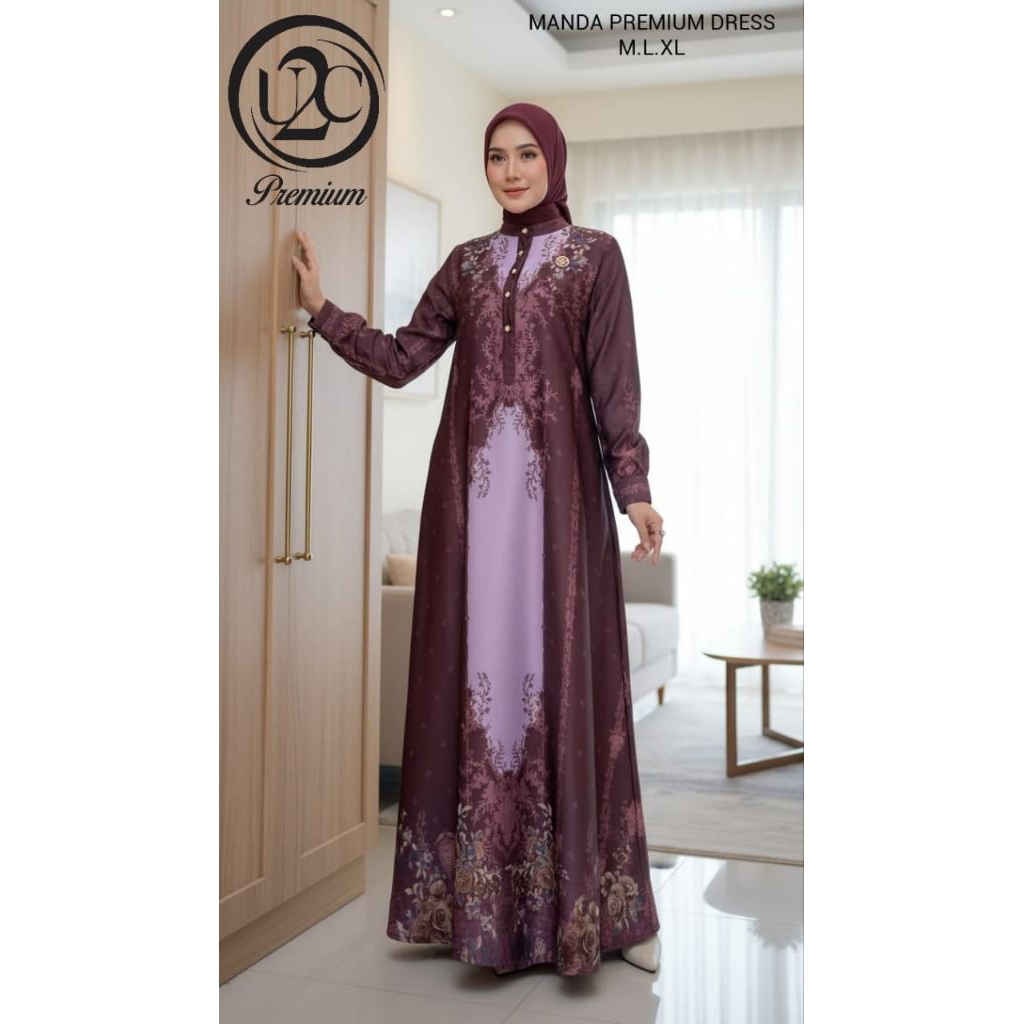MANDA PREMIUM DRESS BY U2C GAMIS AYSHANA
