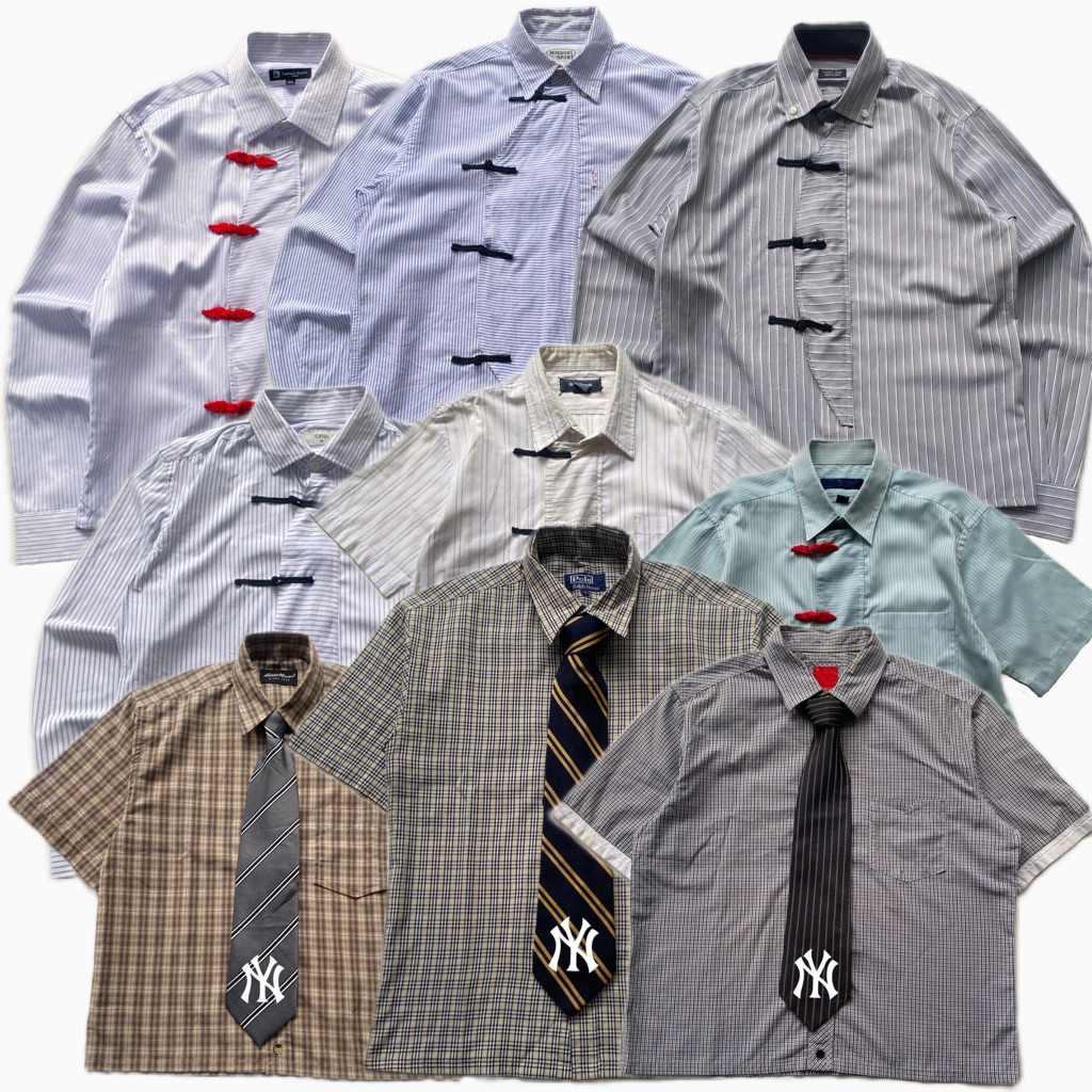 KAMEJA BOXY CHEONGSAM STREETWEAR