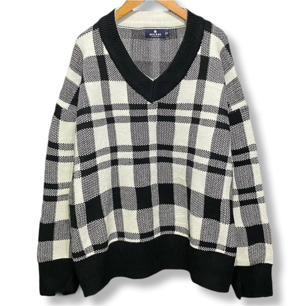 OKKANE KNITWEAR V NECK SWEATER | RAJUT | OUTERWEAR | XSTOB
