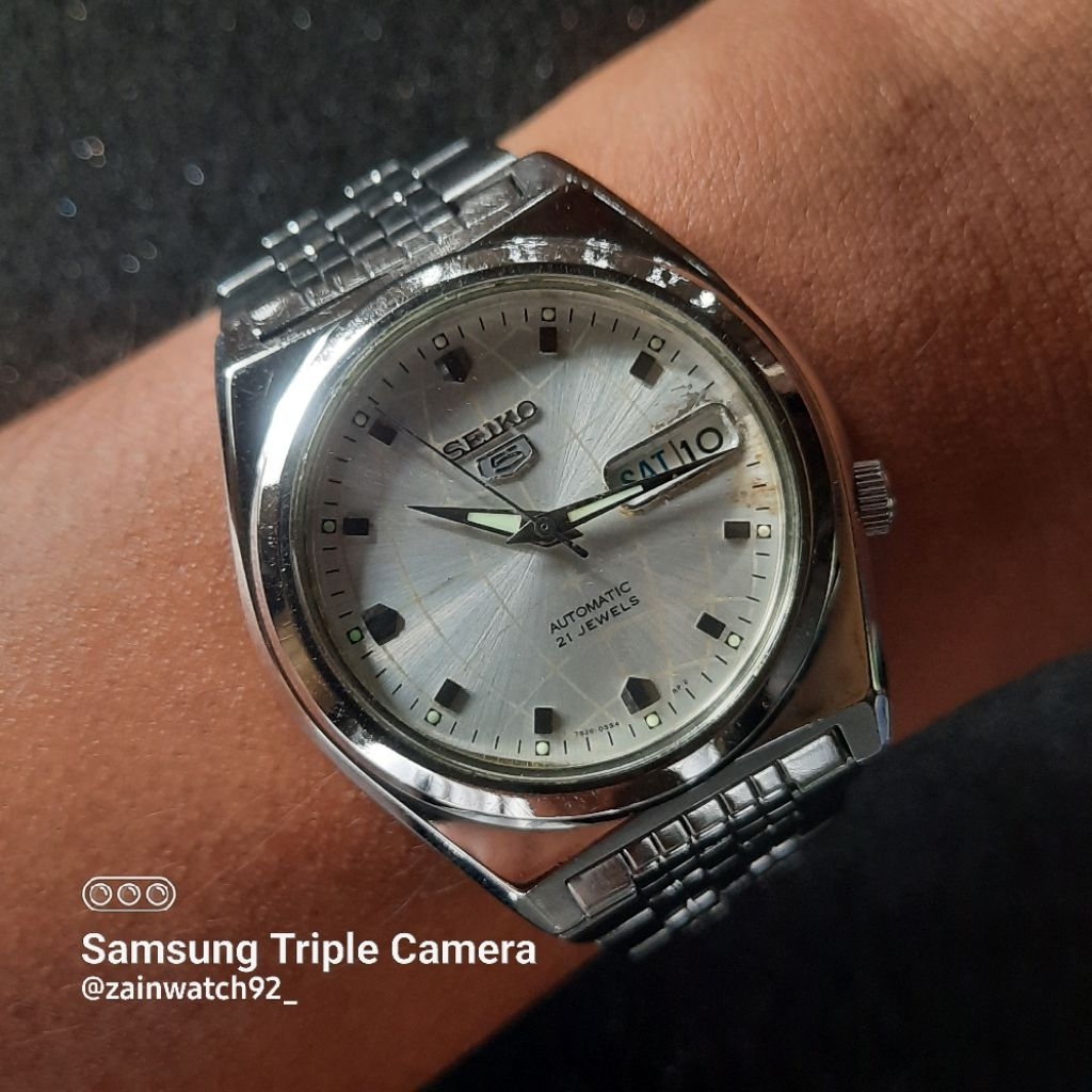 Jam Tangan Pria Seiko 5 SNK661K1 Automatic White dial Stainless Steel 100% ORIGINAL