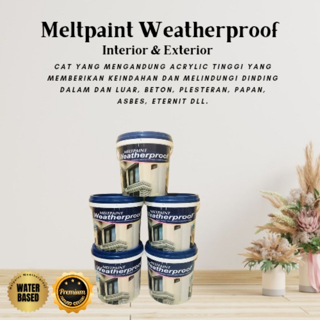 Cat Tembok Meltpaint Weatherproof Interior & Exterior