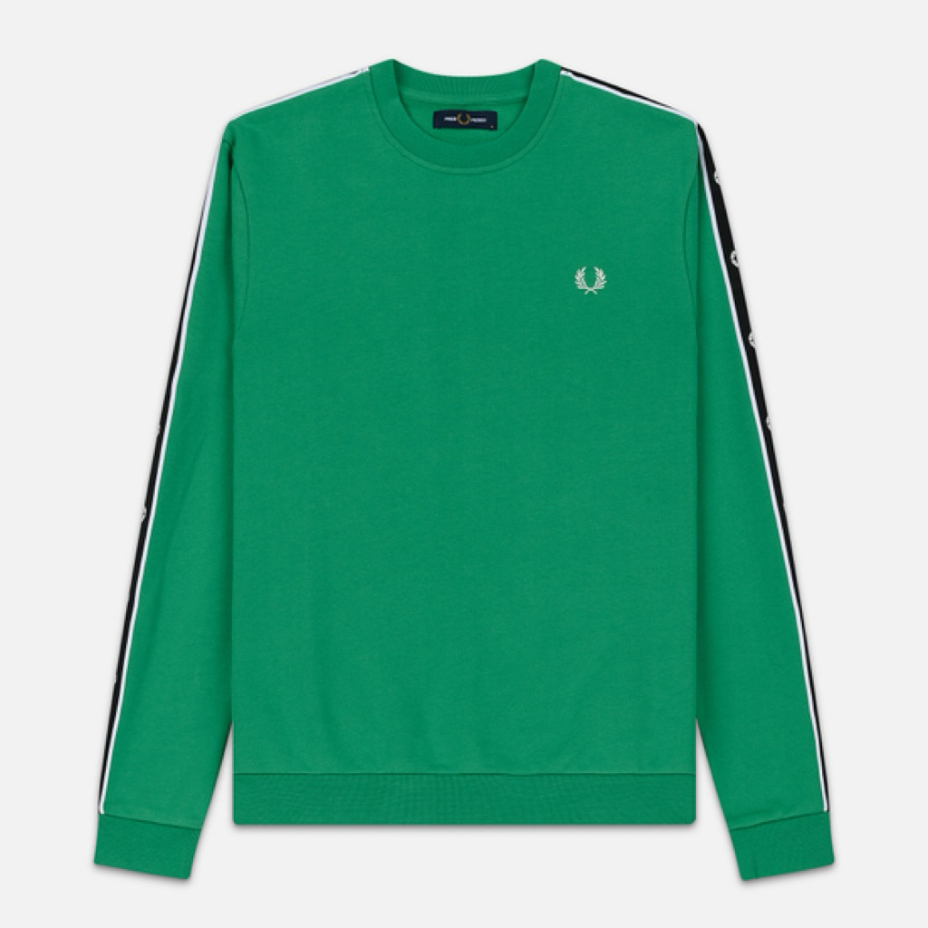 Fred Perry Tapped Crewneck Sweatshirt Authentic