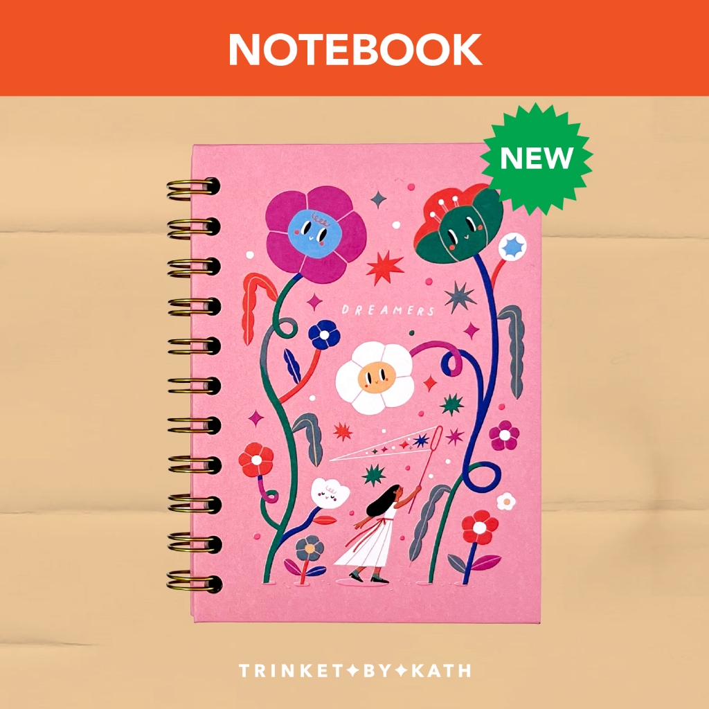 Notebook Ring Gold / Buku Polos Jurnal Memo Note Sketchbook / Buku Catatan / Notepad / Todolist - Tr