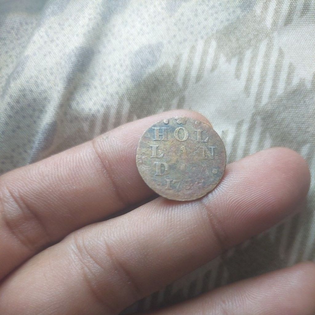 Koin 2 stuiver tembaga holandia.