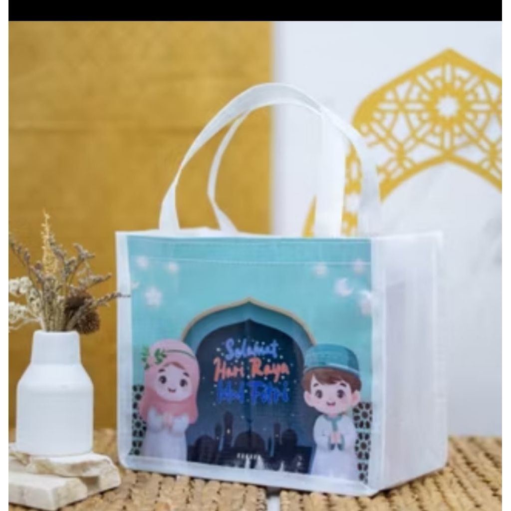 Tas Bingkisan LEBARAN IDUL FITRI LANDSCAPE PLT 25x13x20