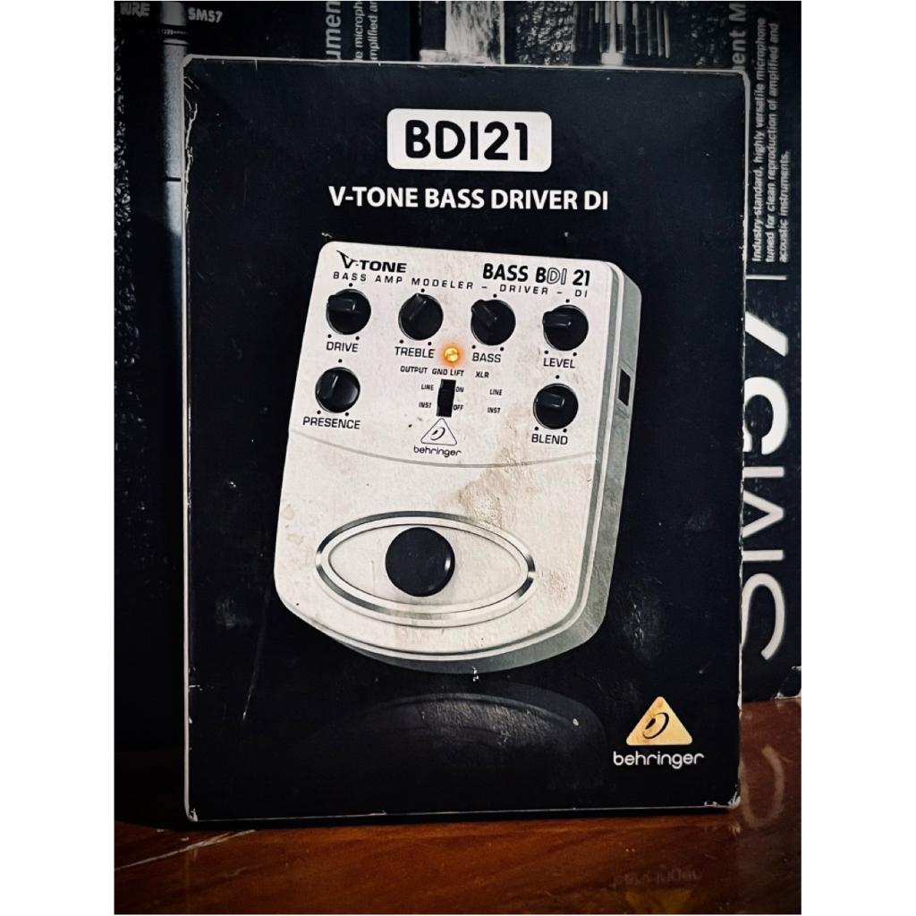 Behringer BDI21 bdi 21 Efek Bass Preamp Drive D.I 2nd