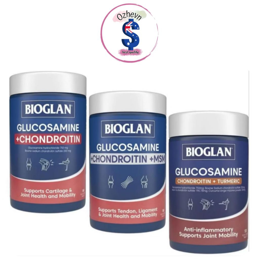 Bioglan Glucosamine Chondroitin + MSM / Glucosamine + Chondroitin| 180 Tablets / Glucosamine Chondro
