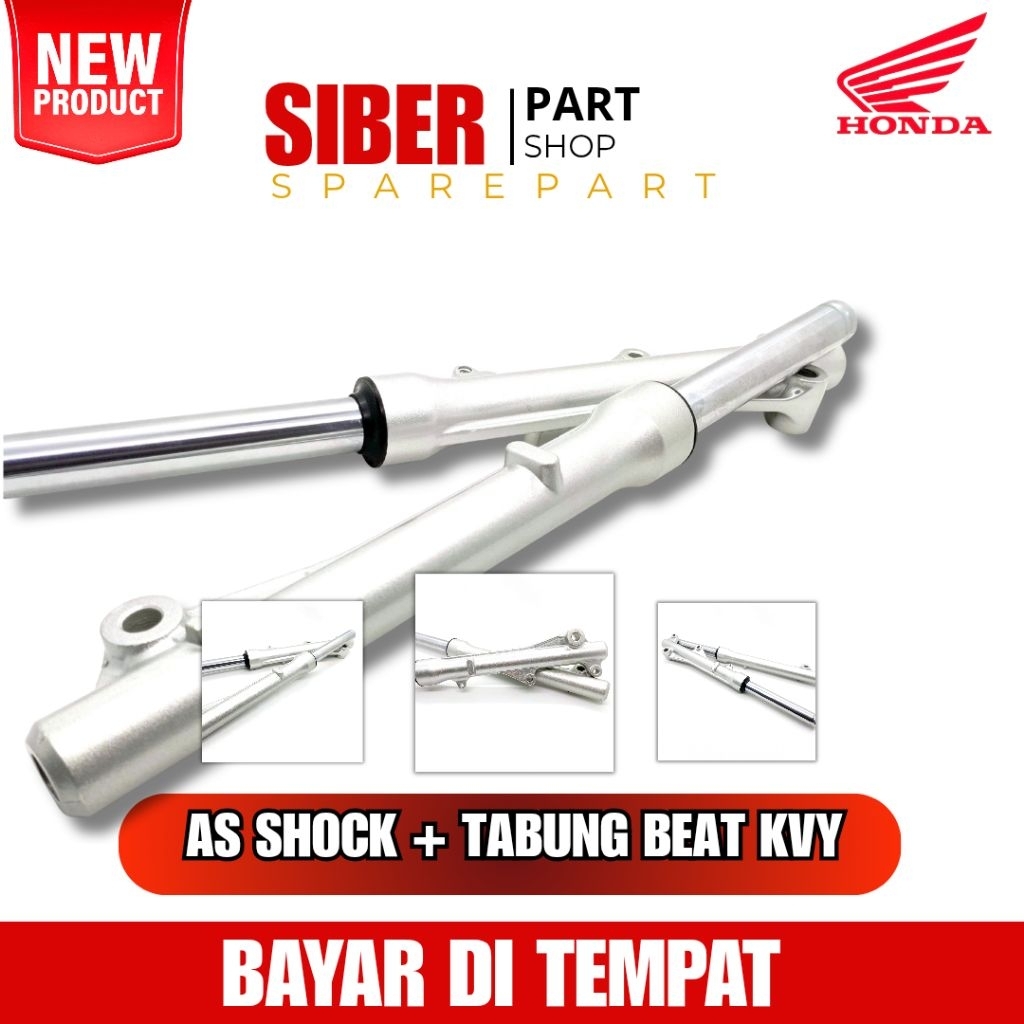 Shock tabung depan beat karbu Ori /shock tabung Scoopy /Shock tabung spacy ( KVY)