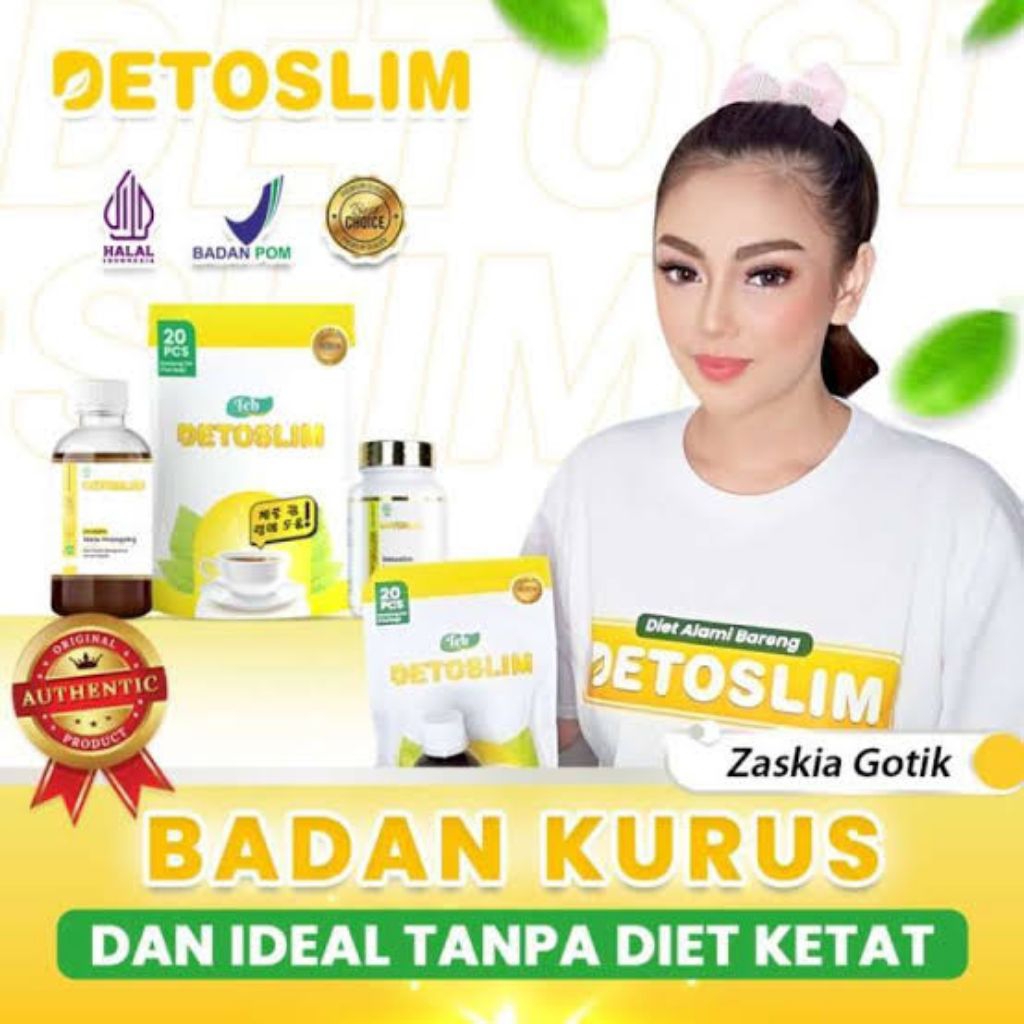 (1Paket Madu Detoslim + Teh Detoslim) Paket Hemat Madu Herbal Diet Pelangsing Tubuh Dan Merontokkan 
