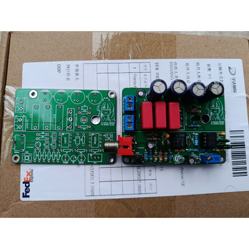 PCB Flyback Music PCB Flyback Driver ZVS Driver Easy Flyback Plasma Music