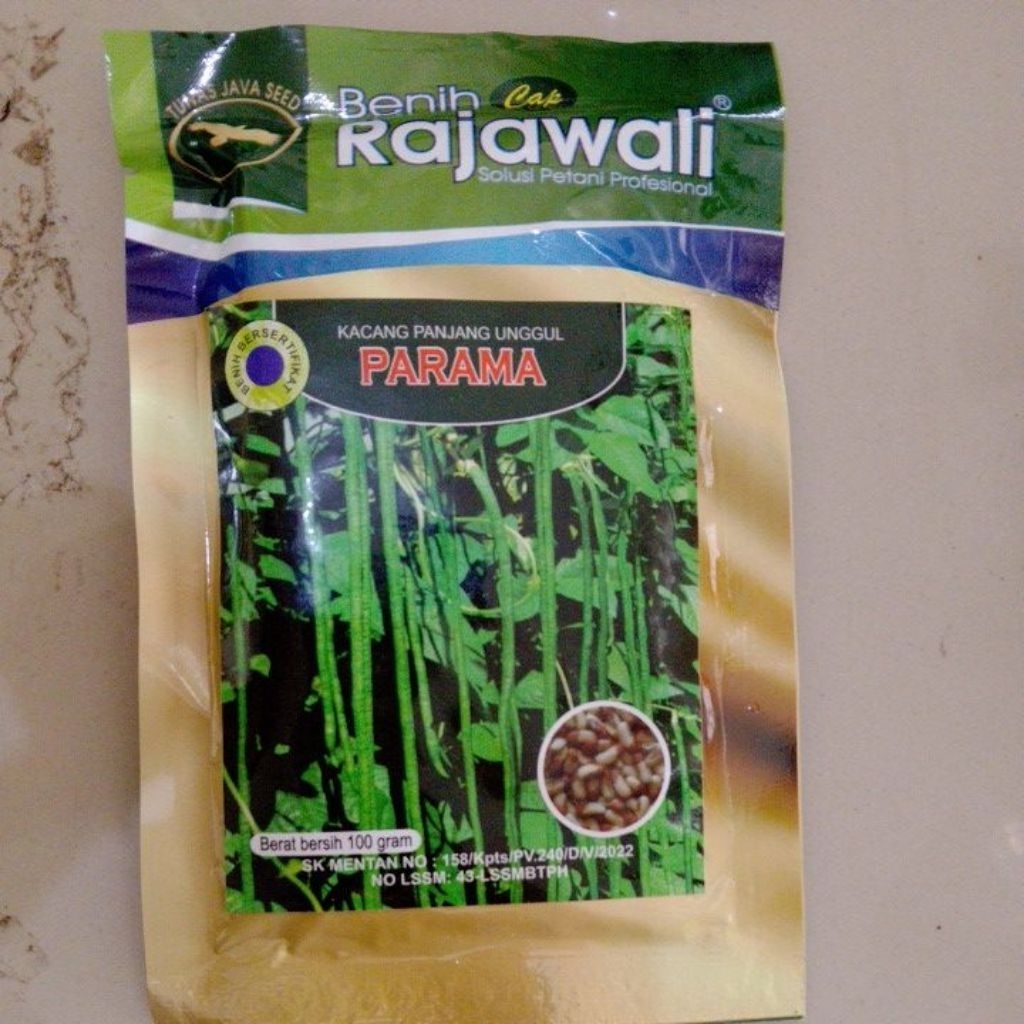 Benih kacang panjang parama (Rajawali) 100gram