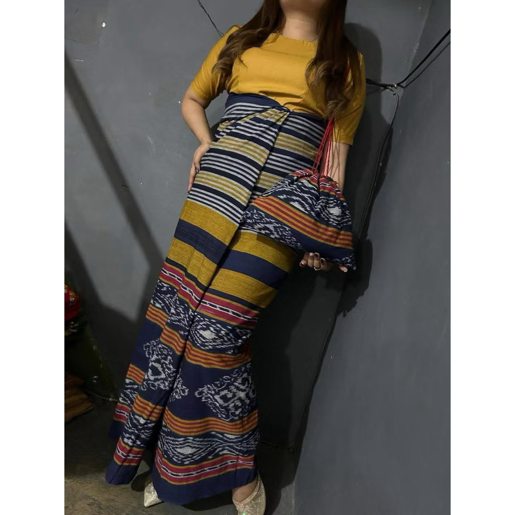 [Baju+Sarung Blangket+Tas Sepuk] Setelan Baju Wanita