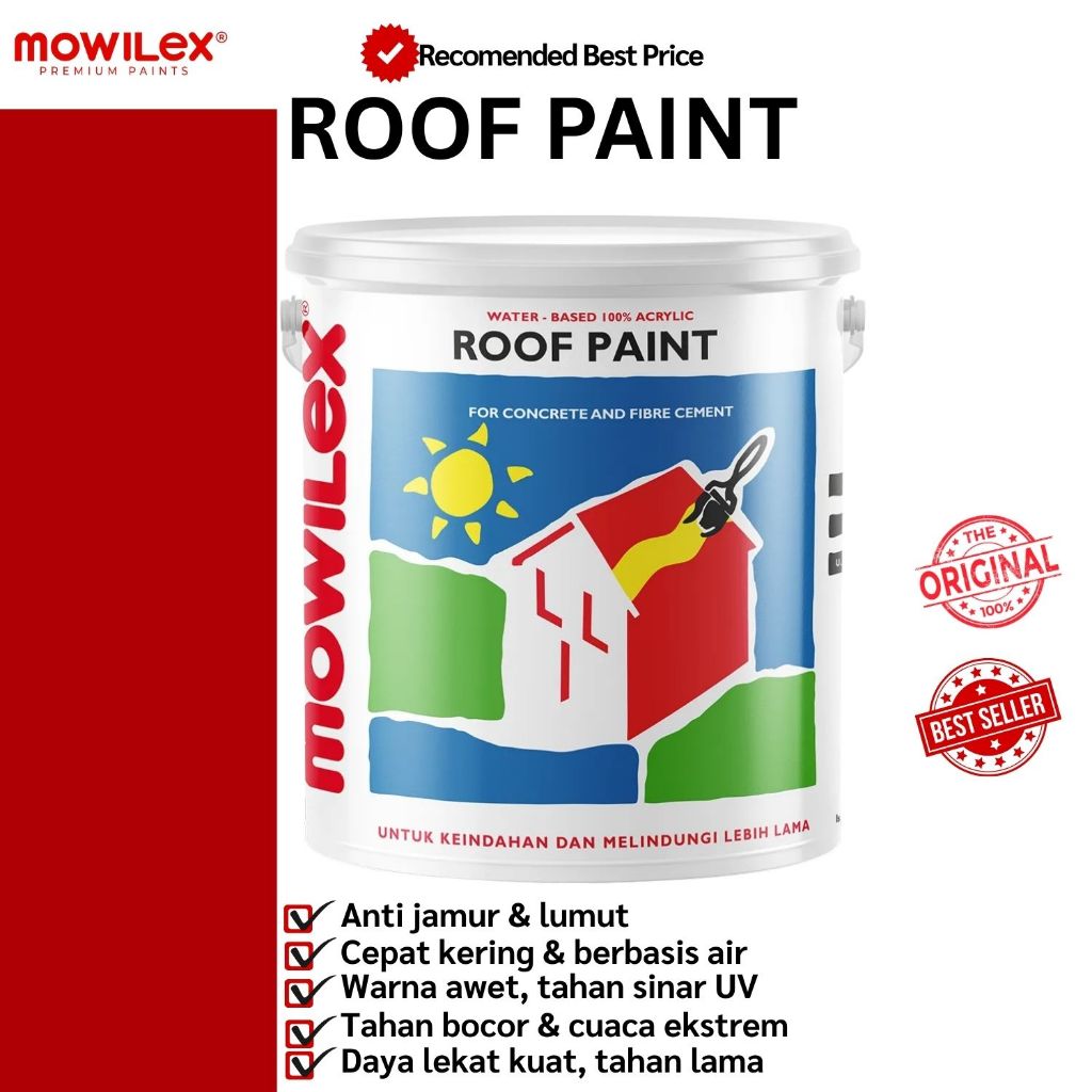 Mowilex Roof Paint Cat Atap Genteng