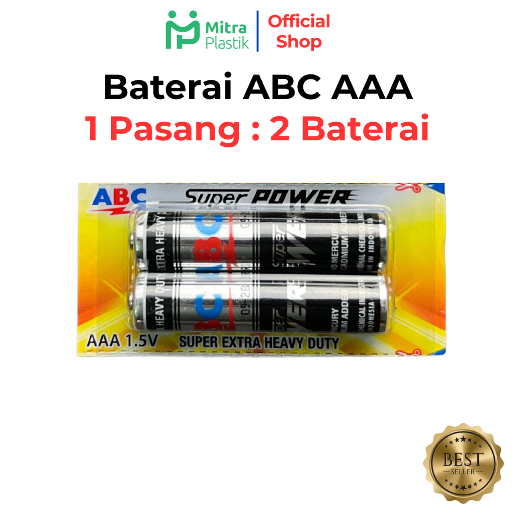 Batu Baterai ABC AAA ABC Super Power Baterai A3 Baterai Kecil Batre ABC Batre Kecil