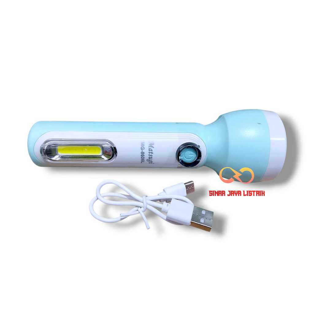 Matsugi Senter Tangan MG-8606L – LED 3W Rechargeable