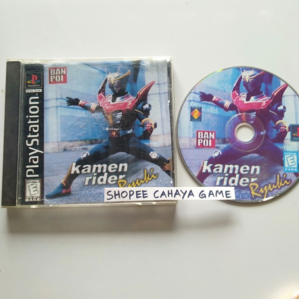 kaset ps1 kopab kamen rider ryuki