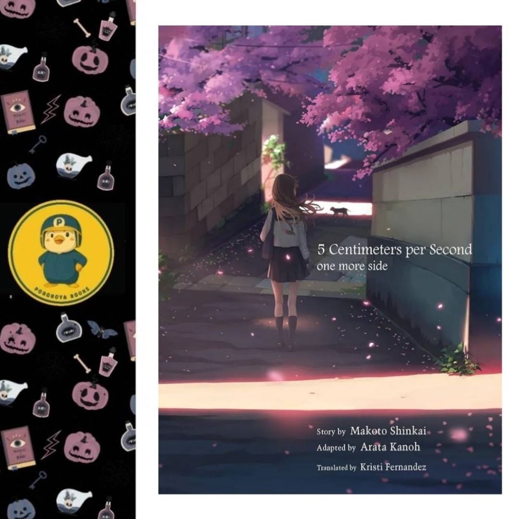 Novel 5 CENTIMETERS PER SECOND ONE MORE SIDE English BUKU ORIGINAL Import New Sealed Makoto Shinkai 