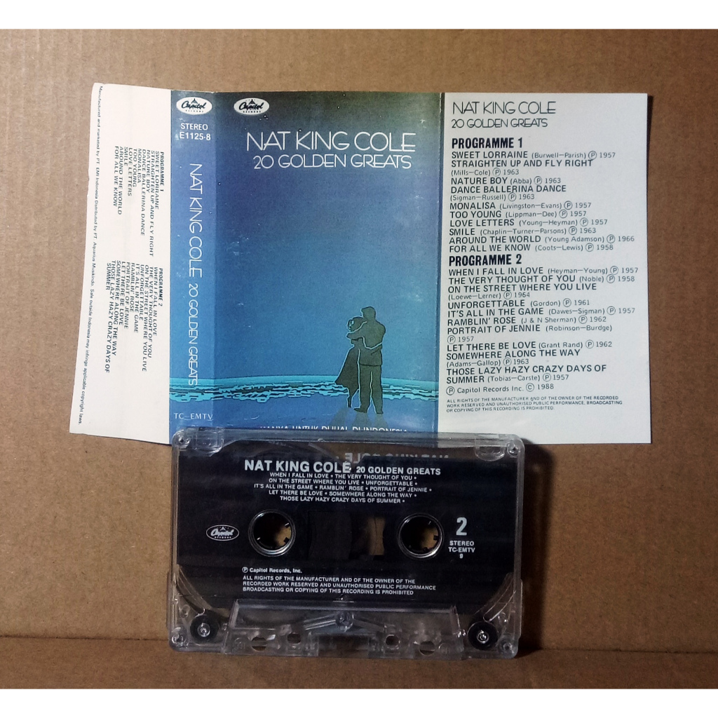 NAT KING COLE - 20 GOLDEN GREATS - Kaset
