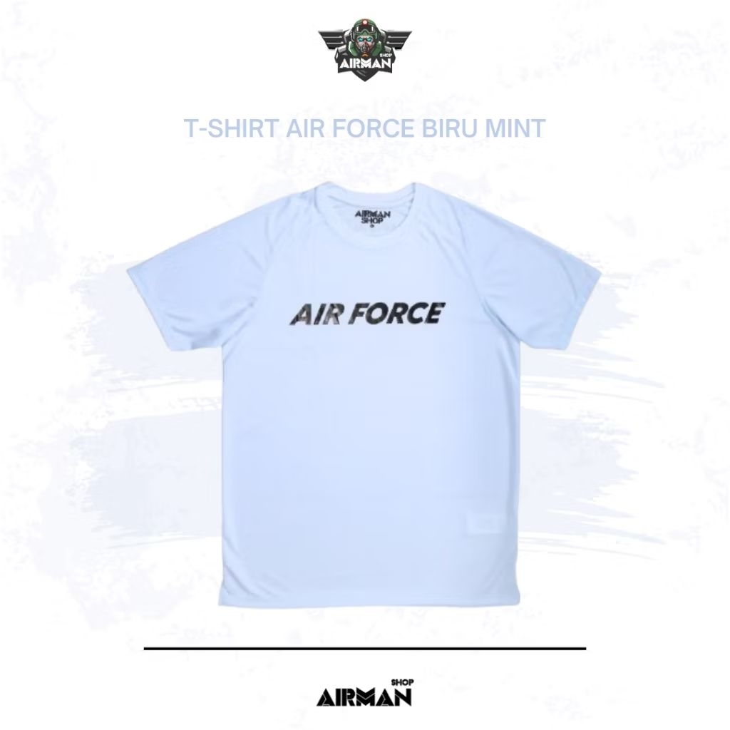 Air Force Shirt/Kaos Air Force Biru Mint
