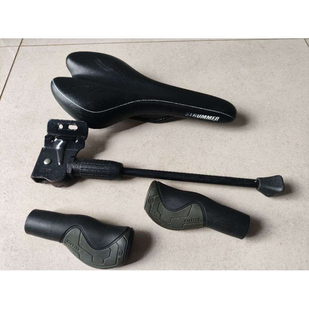 paket acc sepeda sadel strummer gel standar samping handgrip entity