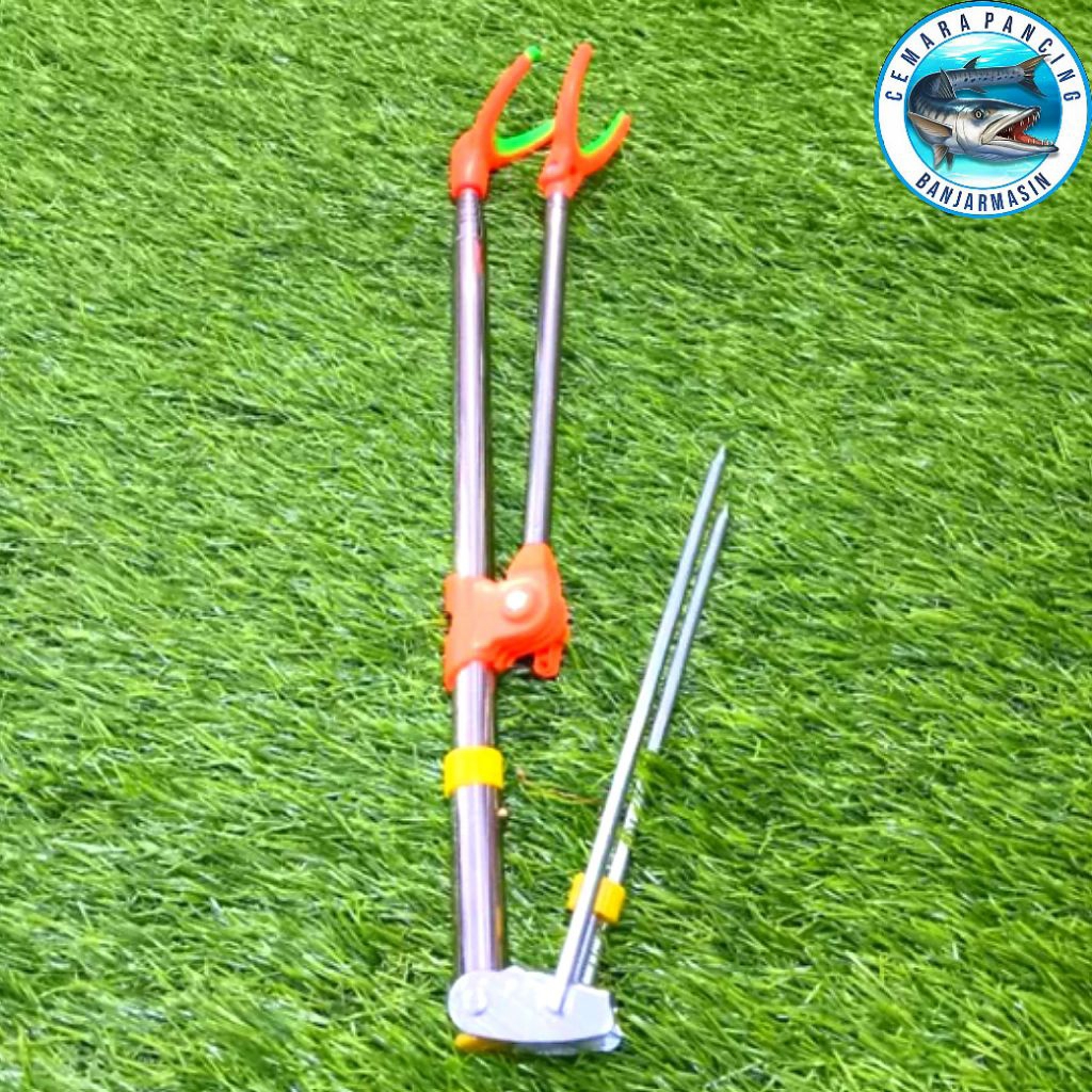 CAGAK JORAN - TEGEK STAINLESS EXTENDED - UNAGI EPI 150cm - STELLA PRODUCT - Jagrak Pancing Teleskopi