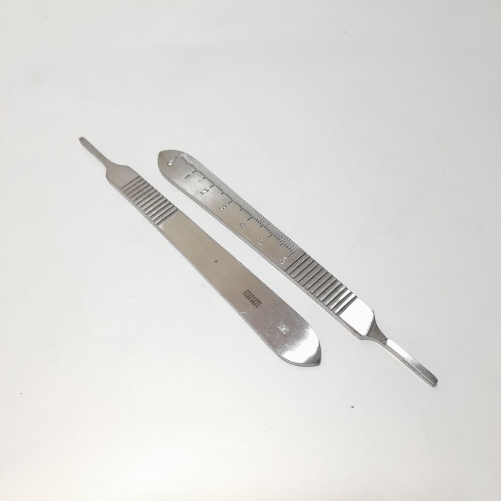 Scalpel Handle No. 3   Fino | Scalpel Blad | Pegangan Pisau Bedah | Instrument Bedah